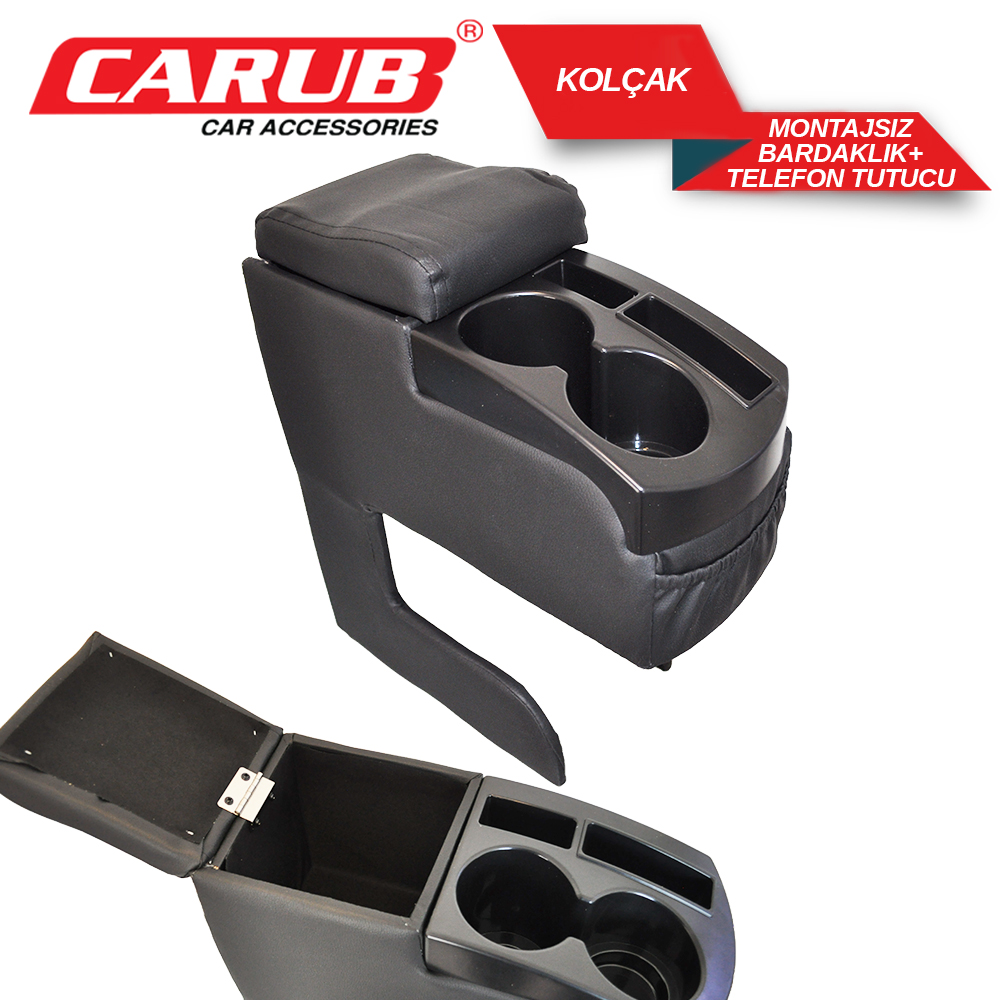 ARA KOLÇAK SiYAH SIKISTIRMALI UZUN AYAK 2 BARDAKLIKLI 1